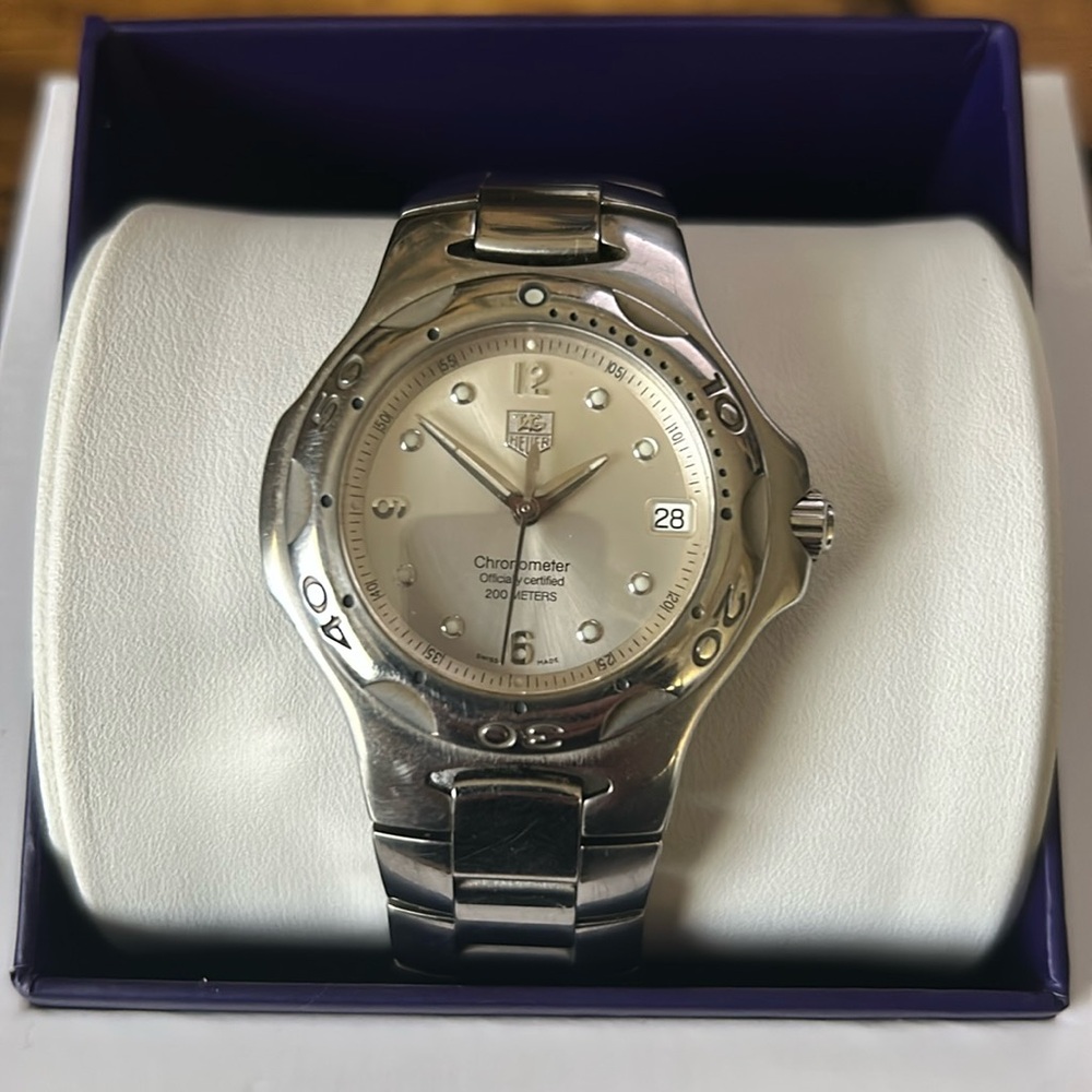 Tag Heuer Kirium automatic watch - silver on silver.. Saffire crystal 10/10